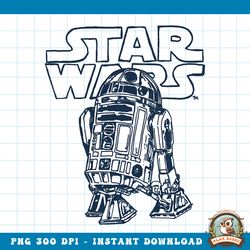 star wars r2 d2 vintage style graphic png download c1 png download copy