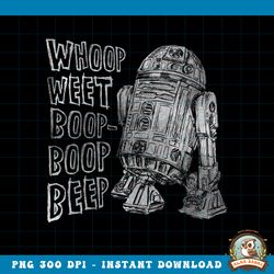 star wars r2 d2 words of wisdom graphic png download png download copy