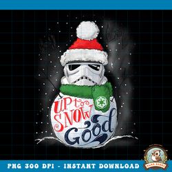 star wars stormtrooper up to snow good funny holiday png download copy