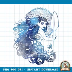 disney moana island princess sea ocean hair graphic png, digital download, instant png, digital download, instant
