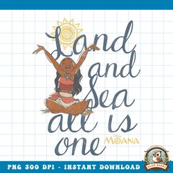 disney moana land and sea all is one text graphic png, digital download, instant png, digital download, instant