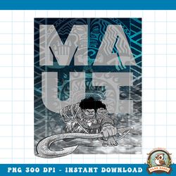 disney moana maui epic fish hook poster graphic png, digital download, instant png, digital download, instant
