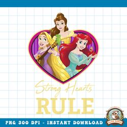 disney princess trio strong hearts rule graphic png, digital download, instant png, digital download, instant