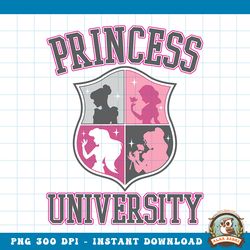 disney princess university college text logo graphic png, digital download, instant png, digital download, instant