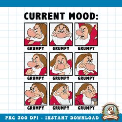 disney snow white current mood always grumpy graphic png, digital download, instant png, digital download, instant