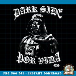 star wars darth vader dark side por vida graphic png, digital download, instant png, digital download, instant