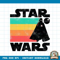 star wars darth vader retro stripes baby death star png, digital download, instant png, digital download, instant