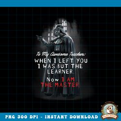 Star Wars Darth Vader Teacher Appreciation png, digital download, instant