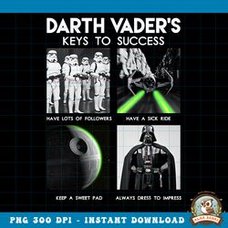 star wars darth vader_s keys to success graphic png, digital download, instant z1 png, digital download, instant