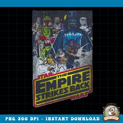 star wars empire strikes back villain poster graphic png, digital download, instant png, digital download, instant
