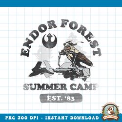 star wars ewok endor camp speeder vintage graphic png, digital download, instant c2 png, digital download, instant