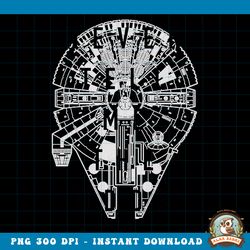 star wars falcon never tell me the odds png, digital download, instant c1 png, digital download, instant