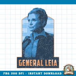 star wars general leia episode 7 tonal portrait png, digital download, instant png, digital download, instant