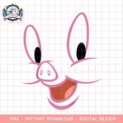 Kids Looney Tunes Porky Face png, digital download, instant