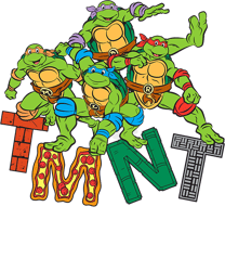 ninja turtles balancing on top of tmnt font png, digital download, instant.pngninja turtles balancing on top of tmnt fon