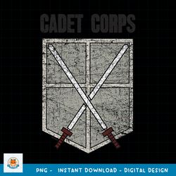 attack on titan cadet corps shield png download copy