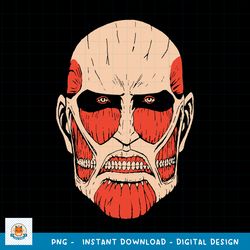 attack on titan colossal titan face png download copy