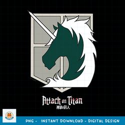 attack on titan military police back print png download copy