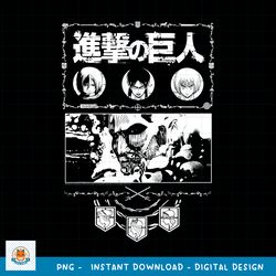 attack on titan ornate collage png download png download copy