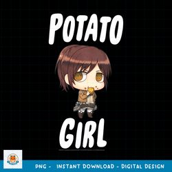 attack on titan potato girl png download png download copy