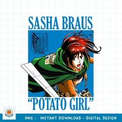 attack on titan sasha braus potato girl png download copy