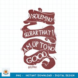 kids harry potter i solemnly swear that i am up to no good png, digital download