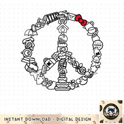 hello kitty peace sign png download copy