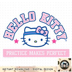 hello kitty practice makes perfect sports athlete tee shirt copy