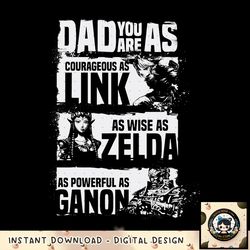 nintendo legend of zelda dad you are as graphic png, digital download, instant png, digital download, instant