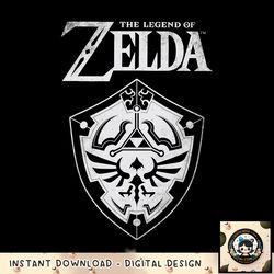 nintendo zelda classic hylian shield white logo png, digital download, instant png, digital download, instant