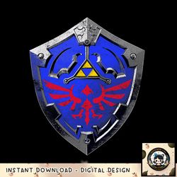 nintendo zelda hylian shield color vintage graphic png, digital download, instant png, digital download, instant