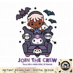 toca life x hello kitty _ friends join the crew png, digital download, instant.pngtoca life x hello kitty _ friends join