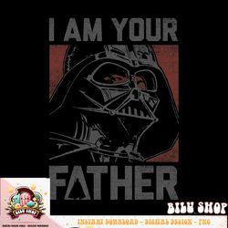 star wars darth vader i am your father poster t-shirt