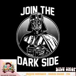 star wars darth vader join the dark side collegiate t-shirt t-shirt