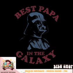 star wars darth vader retro best papa graphic t-shirt t-shirt