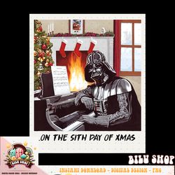 star wars darth vader sith day of xmas holiday t-shirt