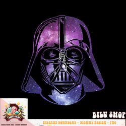 star wars darth vader space helmet galaxy t-shirt t-shirt