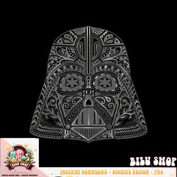 star wars darth vader sugar skull helmet graphic t-shirt t-shirt