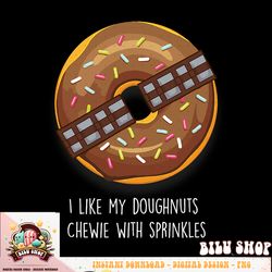 star wars donut chewie with sprinkles t-shirt
