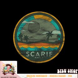 star wars enjoy scarif beach vacation vintage t-shirt