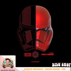 star wars episode ix sith trooper half helmet t-shirt