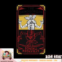 stranger things 4 demogorgon upside down tarot t-shirt