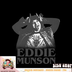 stranger things 4 eddie munson demon horns t-shirt