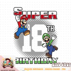 super mario and luigi super birthday 18th birthday portrait png download