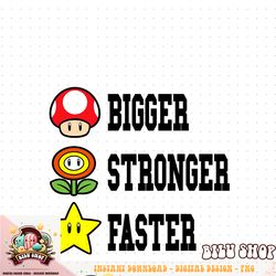 super mario bigger faster stronger game symbols png download