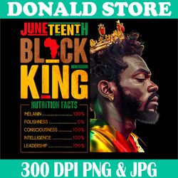 juneteenth 1865 png, black mens king png, nutritional facts african png,digital file, png high quality, sublimation