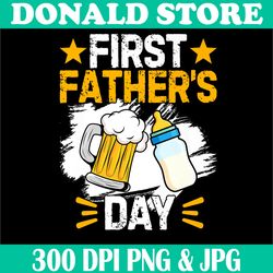 funny first father's day png, beer milk daddy png, dad joke png, papa premium png, digital file, png high quality