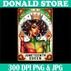 juneteenth queen png, tarot card png, black history juneteenth png,digital file, png high quality, sublimation