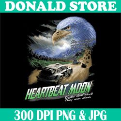 vintage heartbeat moon png, rally s png,digital file, png high quality, sublimation, instant download