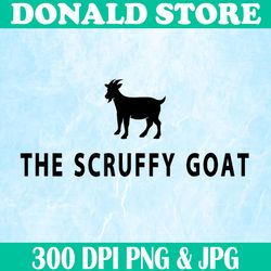 the scruffy goat png, funny farm png, animal farmer png, funny goat png,digital file, png high quality, sublimation